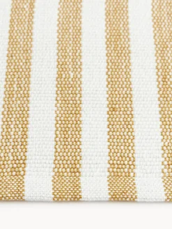 Alfombras De Exterior|Alfombras De Exterior></noscript>Westwing Collection Alfombra artesanal para interior y exterior Lyla Blanco, ocre