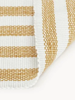 Alfombras De Exterior|Alfombras De Exterior></noscript>Westwing Collection Alfombra artesanal para interior y exterior Lyla Blanco, ocre