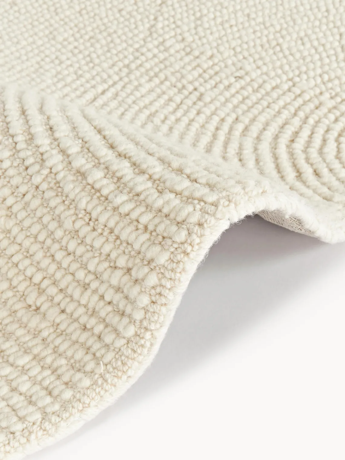 Outlet Alfombra artesanal redonda de lana Eleni Redonda|Alfombras Rectangulares