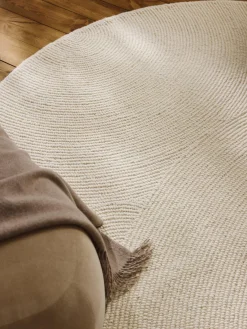 Outlet Alfombra artesanal redonda de lana Eleni Redonda|Alfombras Rectangulares