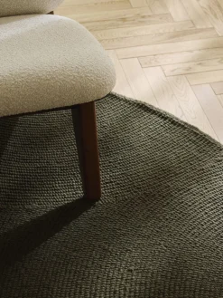 Discount Alfombra artesanal redonda de lana Eleni Redonda|Alfombras Rectangulares