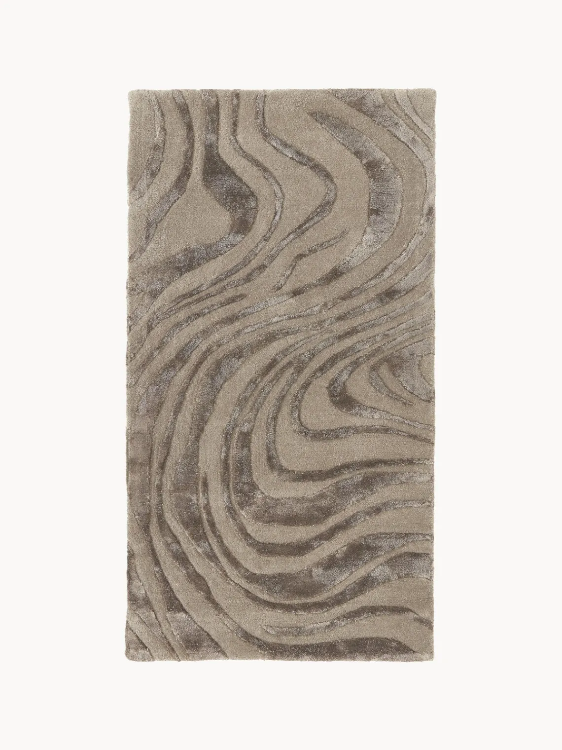 New Alfombra artesanal texturizada de pelo corto Winola Rectangular|Alfombras Rectangulares