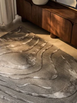 New Alfombra artesanal texturizada de pelo corto Winola Rectangular|Alfombras Rectangulares