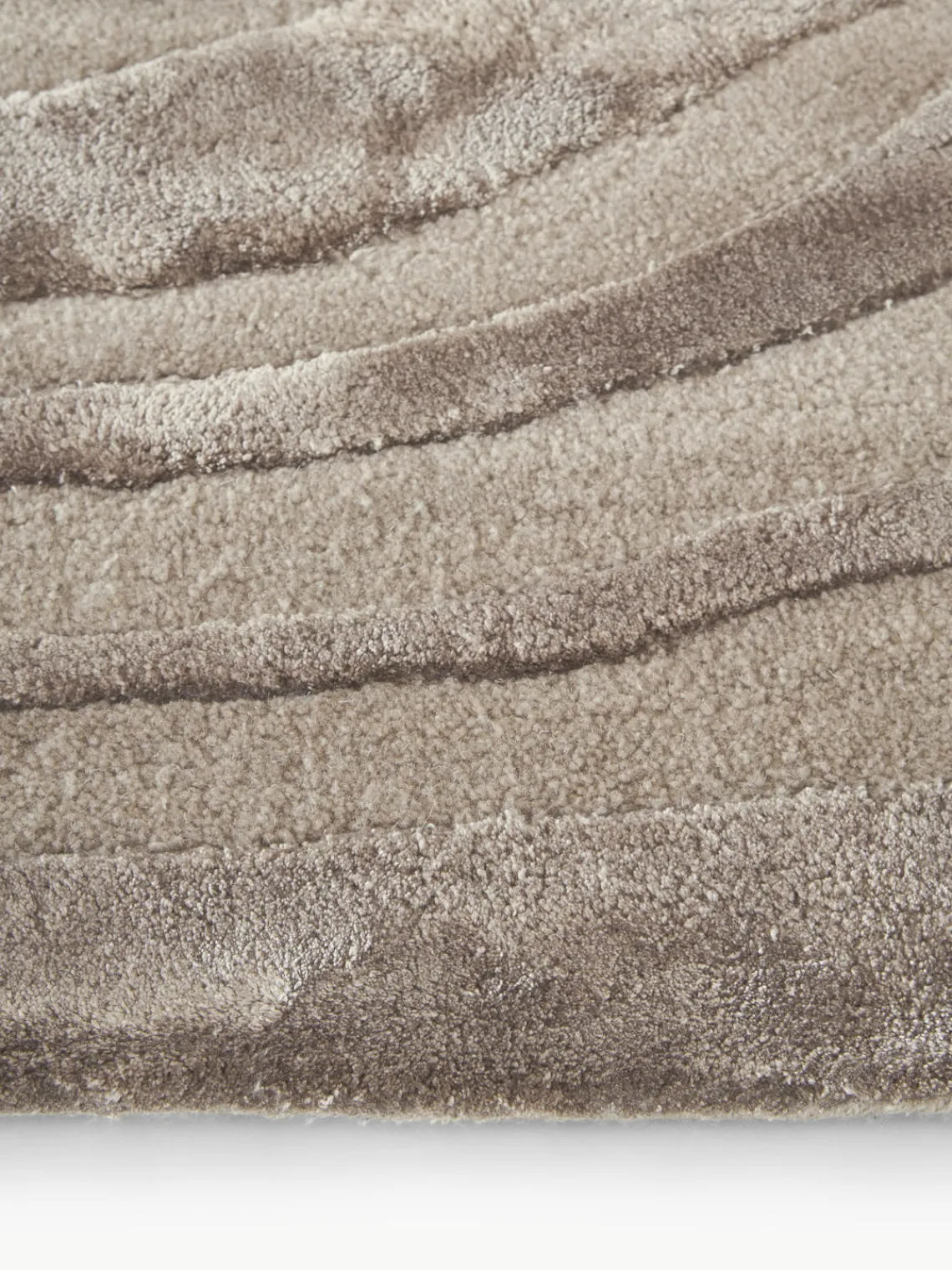 New Alfombra artesanal texturizada de pelo corto Winola Rectangular|Alfombras Rectangulares