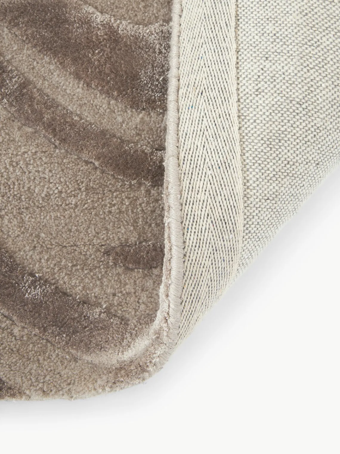 New Alfombra artesanal texturizada de pelo corto Winola Rectangular|Alfombras Rectangulares