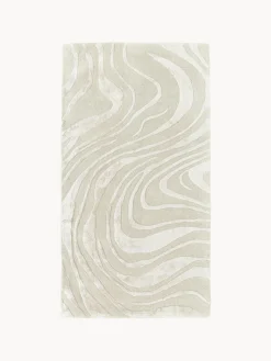 Rectangular|Alfombras Rectangulares>Westwing Collection Alfombra artesanal texturizada de pelo corto Winola Blanco Off White