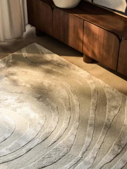 Rectangular|Alfombras Rectangulares>Westwing Collection Alfombra artesanal texturizada de pelo corto Winola Blanco Off White