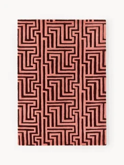 New Alfombra artesanal texturizada Monty Rectangular|Alfombras Rectangulares