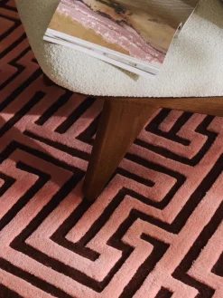 New Alfombra artesanal texturizada Monty Rectangular|Alfombras Rectangulares