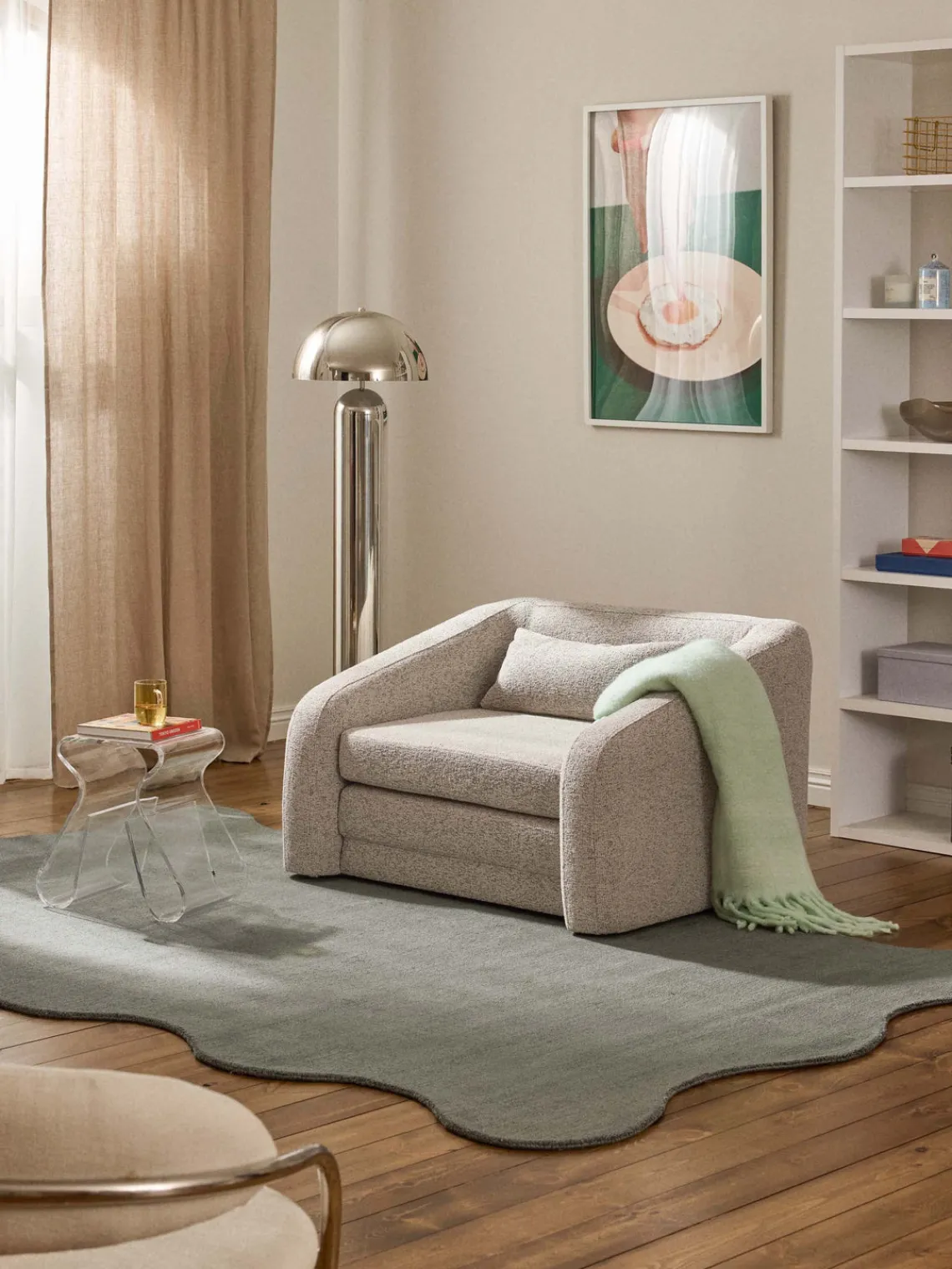 Best Alfombra artesanal Wavy Alfombras Rectangulares|Alfombras