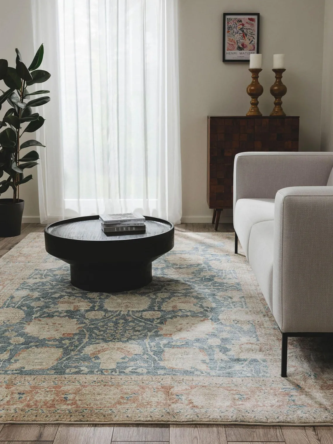 Rectangular|Alfombras Rectangulares>benuta Alfombra con estampado ornamental Mara