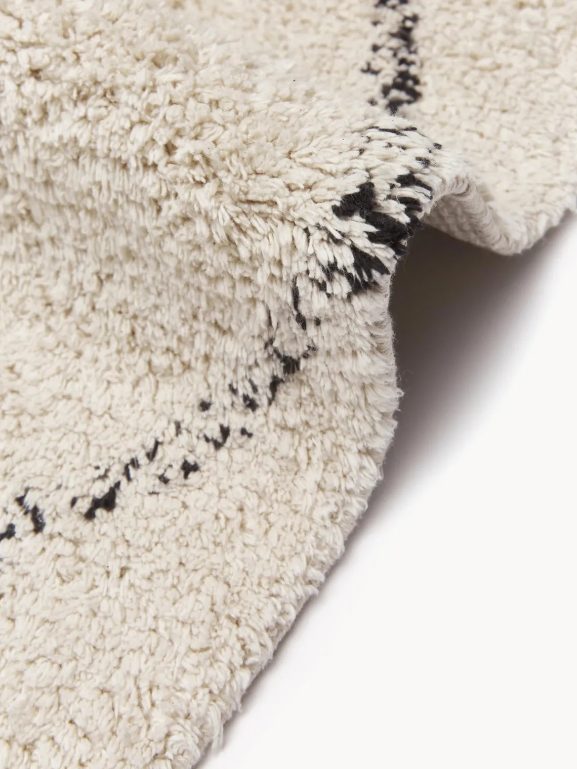 New Alfombra corredor artesanal de algodón con diseño de rombos y flecos Bina Alfombras De Pasillo|Alfombras De Pasillo