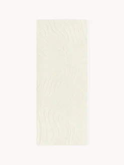 Alfombras De Pasillo|Alfombras De Pasillo>Westwing Collection Alfombra corredor artesanal de lana Aaron Blanco crema