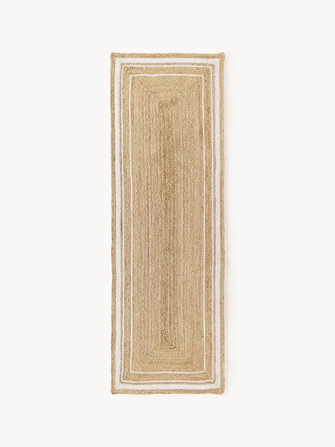 Alfombra corredor artesanal de yute Clover Alfombras De Pasillo|Alfombras De Pasillo