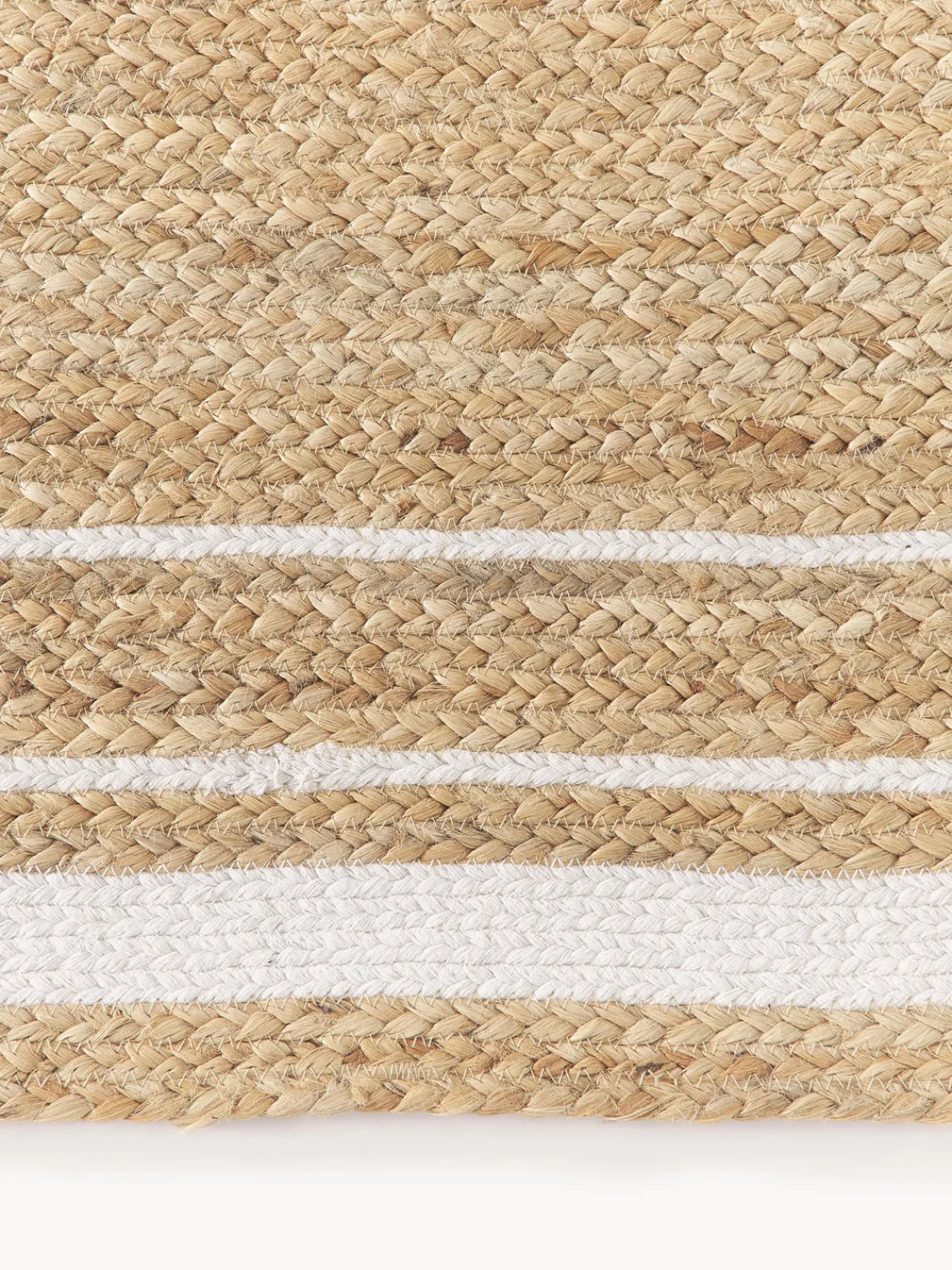 Alfombra corredor artesanal de yute Clover Alfombras De Pasillo|Alfombras De Pasillo