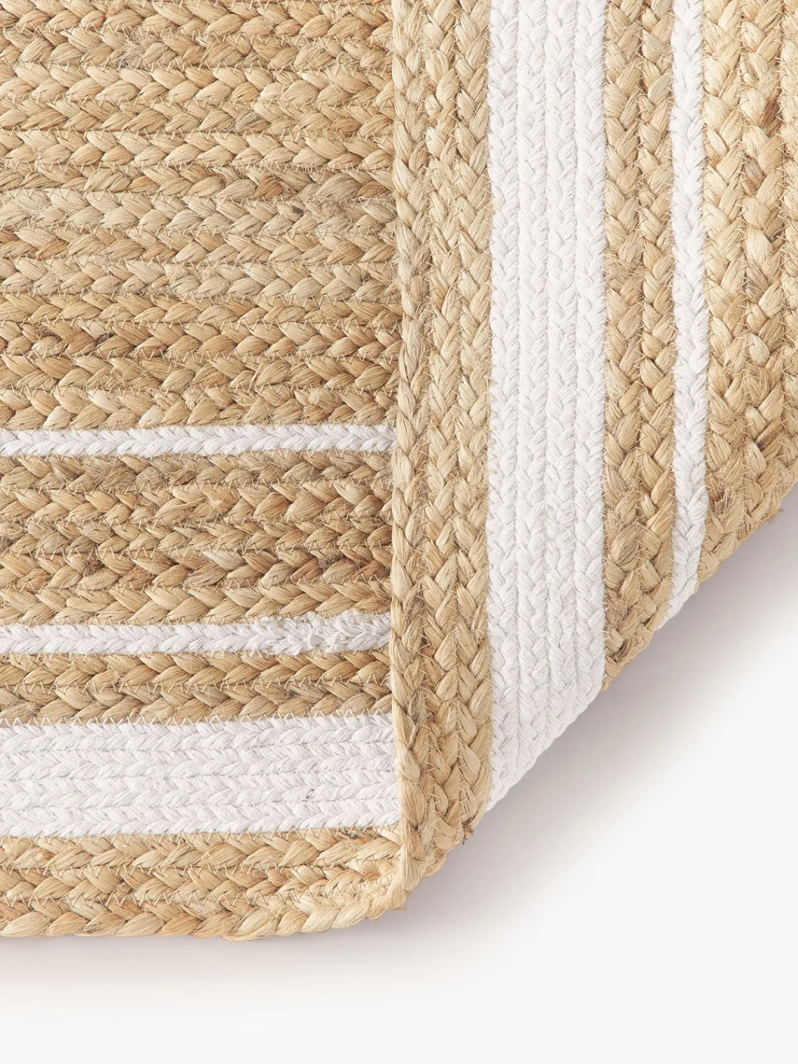 Alfombra corredor artesanal de yute Clover Alfombras De Pasillo|Alfombras De Pasillo