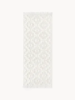 Alfombras De Pasillo|Alfombras De Pasillo>Westwing Collection Alfombra corredor artesanal de algodón texturizada Idris