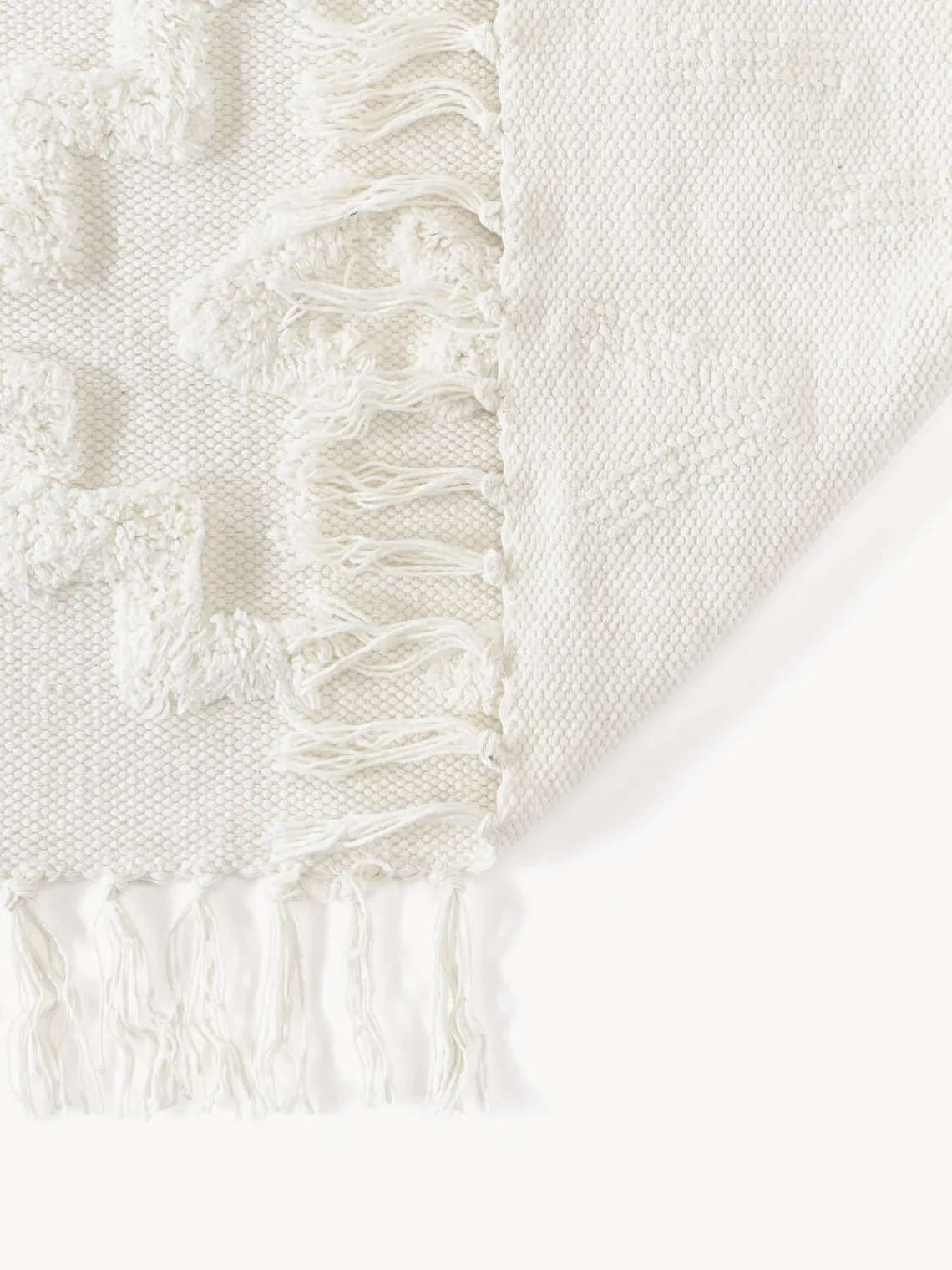 Alfombras De Pasillo|Alfombras De Pasillo>Westwing Collection Alfombra corredor artesanal de algodón texturizada Idris