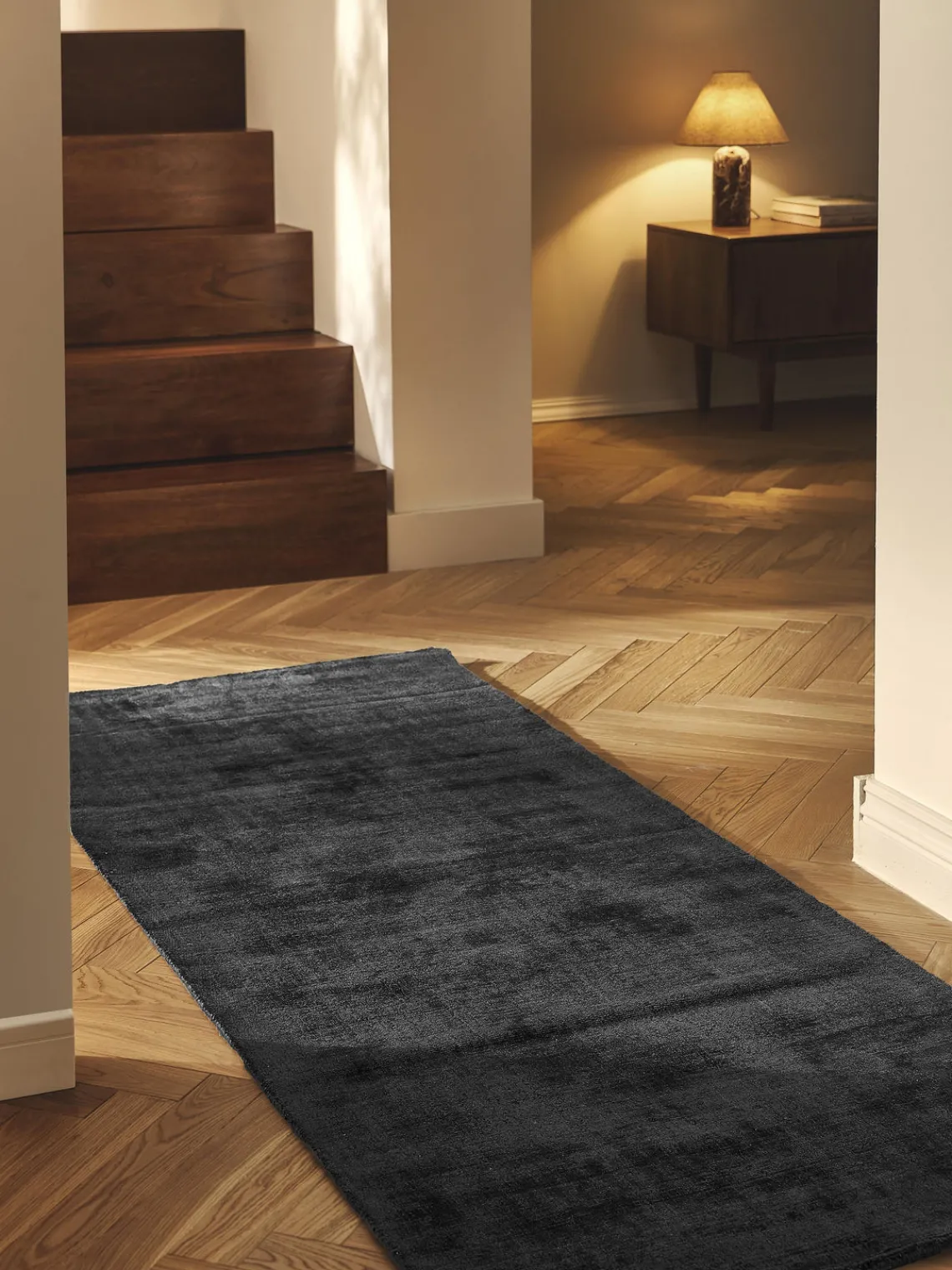 Alfombra corredor artesanal de viscosa Jane Alfombras De Pasillo|Alfombras De Pasillo