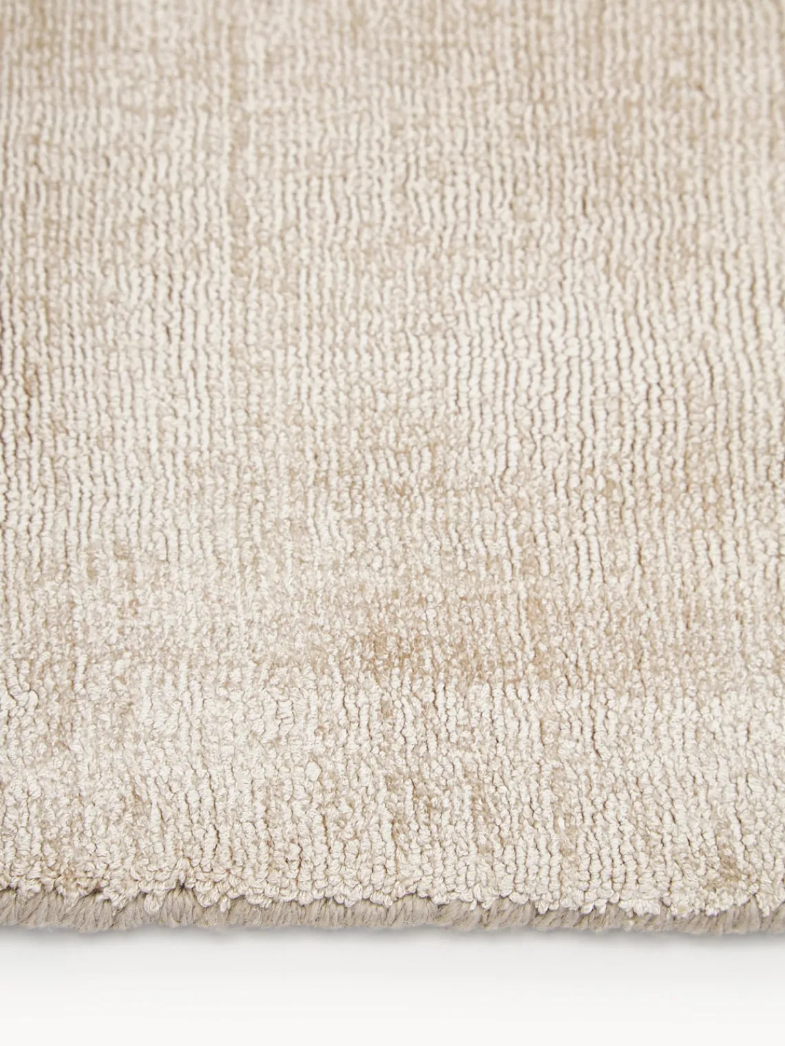 Alfombras De Pasillo|Alfombras De Pasillo>Westwing Collection Alfombra corredor artesanal de viscosa Jane Beige claro