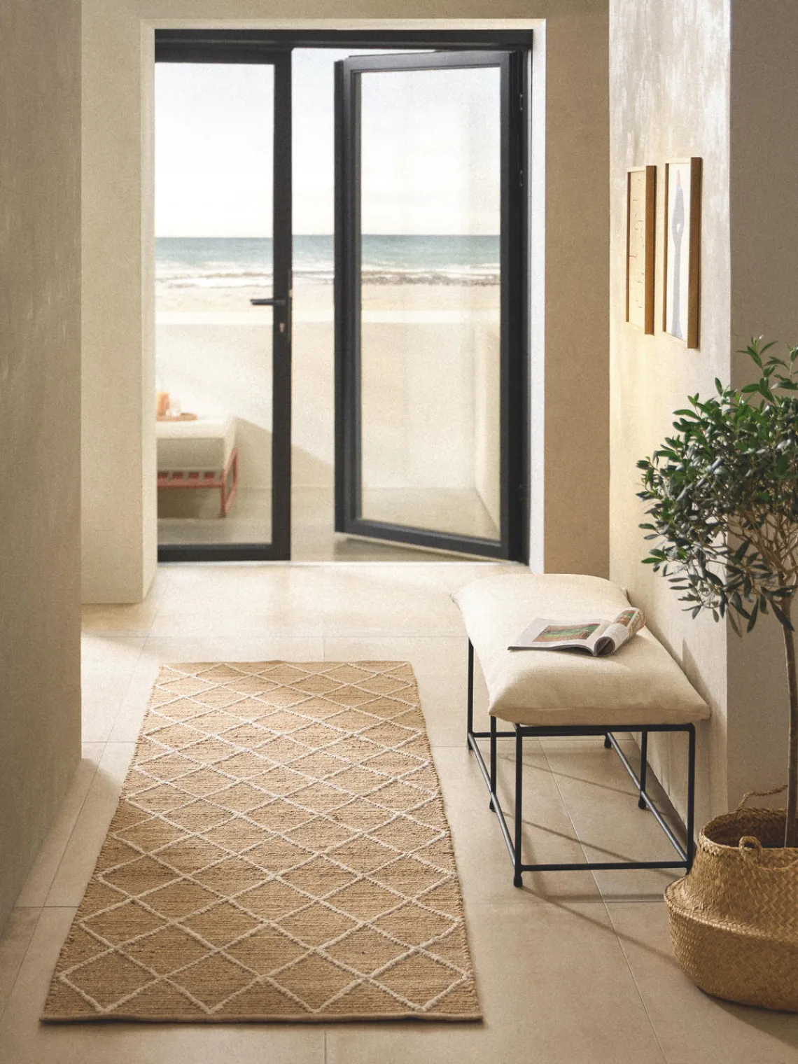 Alfombras De Pasillo|Alfombras De Pasillo>Westwing Collection Alfombra corredor artesanal de yute Kunu