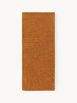 Alfombras De Pasillo|Alfombras De Pasillo>Westwing Collection Alfombra corredor artesanal de lana Aaron Amarillo mostaza