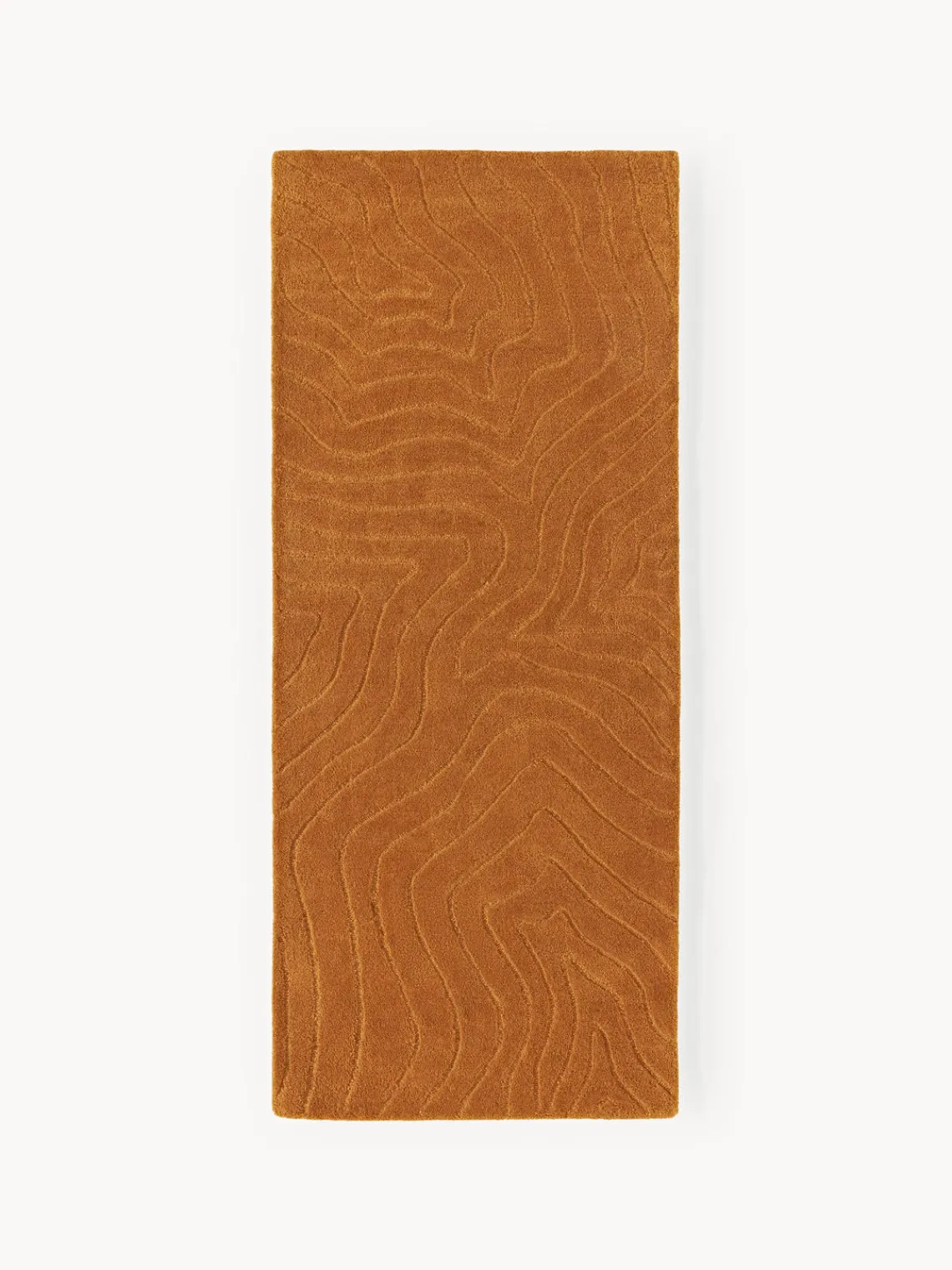 Alfombras De Pasillo|Alfombras De Pasillo>Westwing Collection Alfombra corredor artesanal de lana Aaron Amarillo mostaza