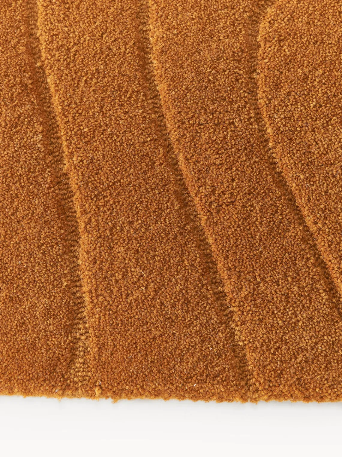 Alfombras De Pasillo|Alfombras De Pasillo>Westwing Collection Alfombra corredor artesanal de lana Aaron Amarillo mostaza