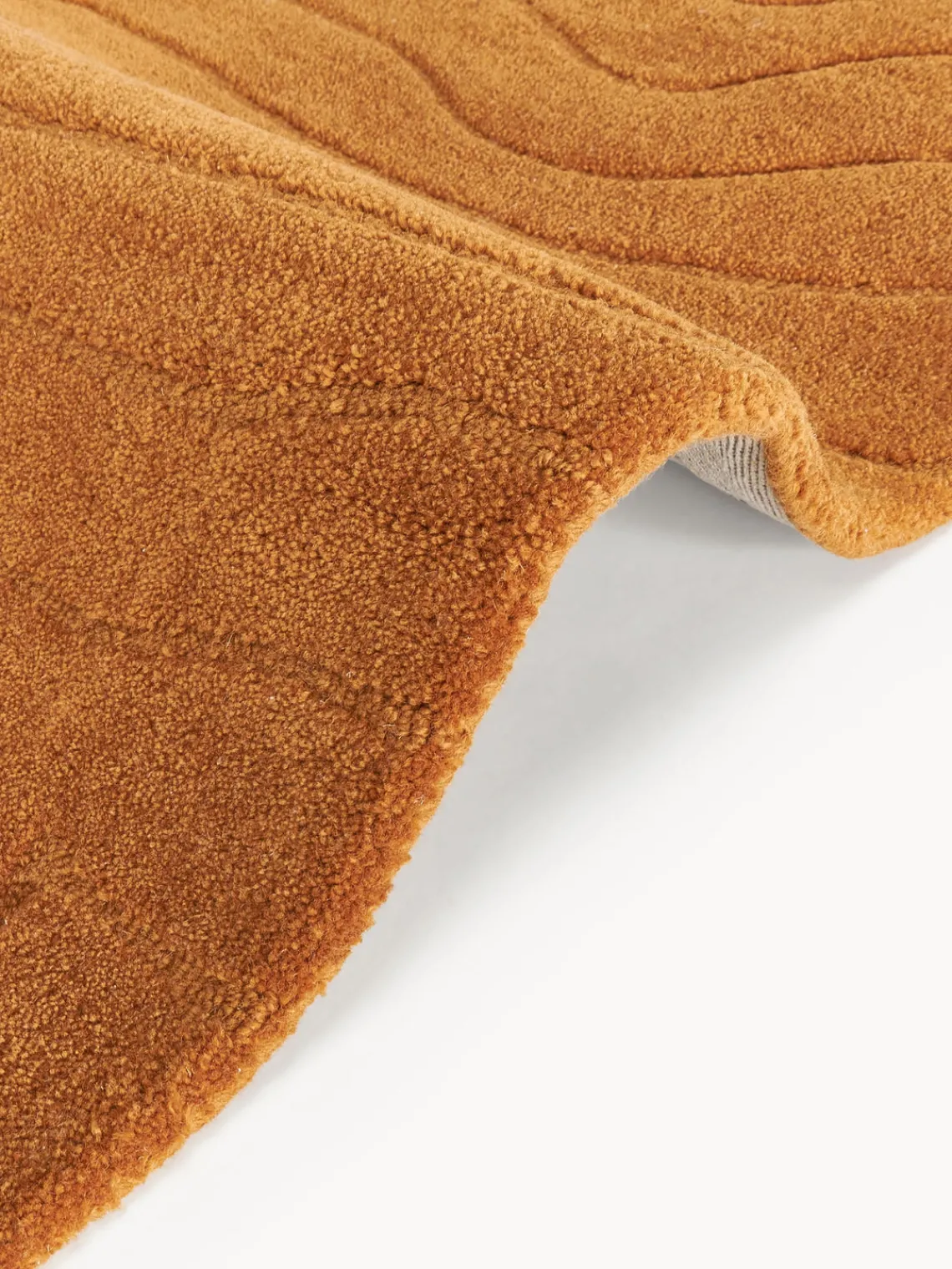 Alfombras De Pasillo|Alfombras De Pasillo>Westwing Collection Alfombra corredor artesanal de lana Aaron Amarillo mostaza