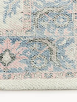 Best Alfombra corredor artesanal exterior con estampado vintage Leonato Alfombras De Exterior|Alfombras De Exterior