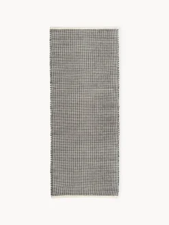 Alfombras De Pasillo|Alfombras De Pasillo>Westwing Collection Alfombra corredor artesanal de lana Amaro Gris, beige claro