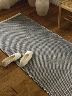 Alfombras De Pasillo|Alfombras De Pasillo>Westwing Collection Alfombra corredor artesanal de lana Amaro Gris, beige claro