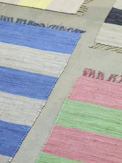 Discount Alfombra corredor artesanal de pelo corto con borlas Chindi, tamaños diferentes Alfombras De Pasillo|Alfombras De Pasillo