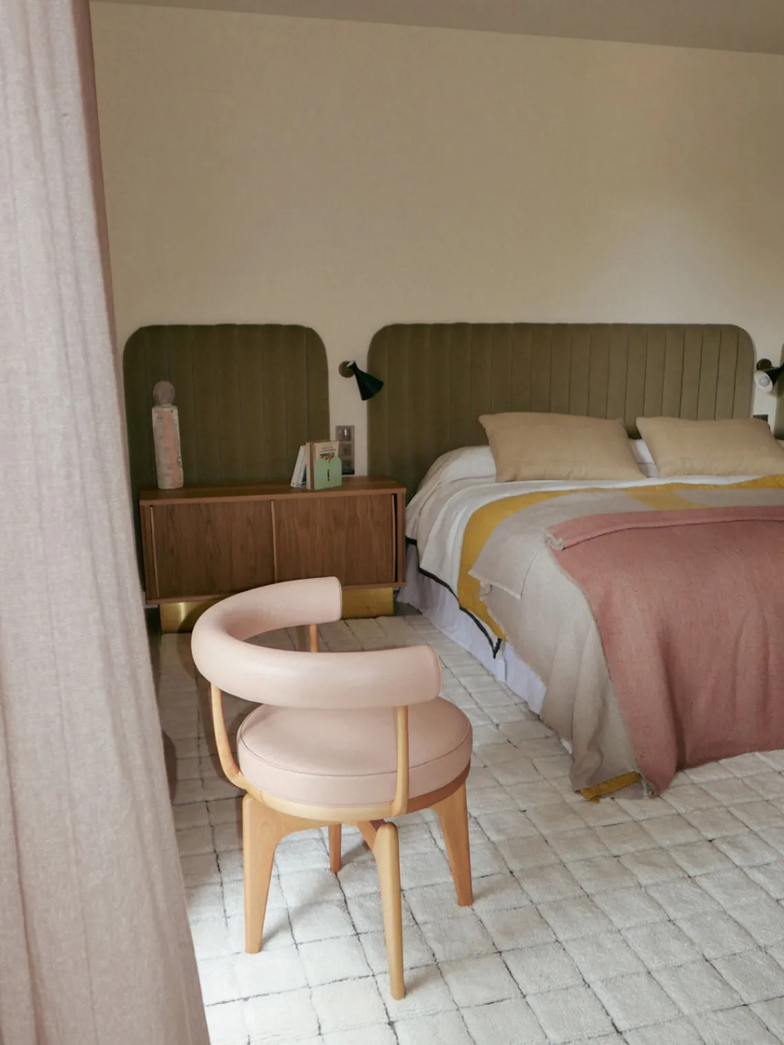 Alfombras De Pasillo|Alfombras De Pasillo>Lorena Canals Alfombra corredor artesanal de lana Mosaic Blanco Off White, gris oscuro