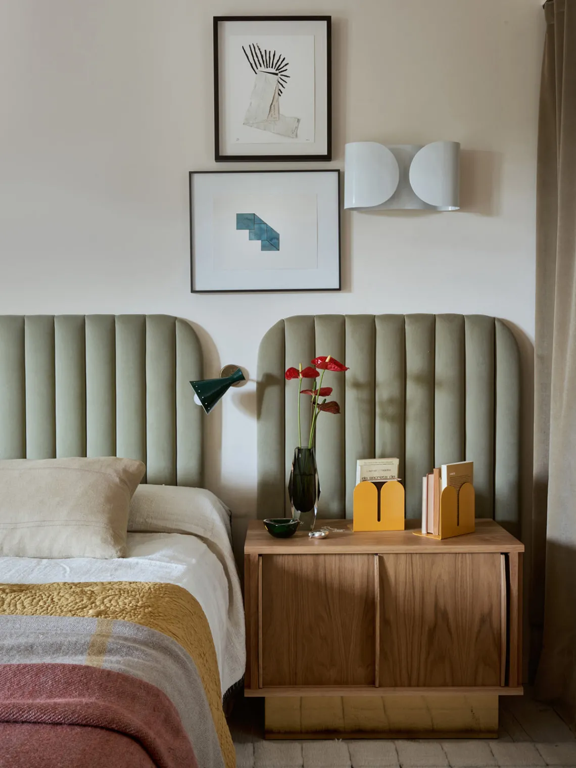 Alfombras De Pasillo|Alfombras De Pasillo>Lorena Canals Alfombra corredor artesanal de lana Mosaic Blanco Off White, gris oscuro