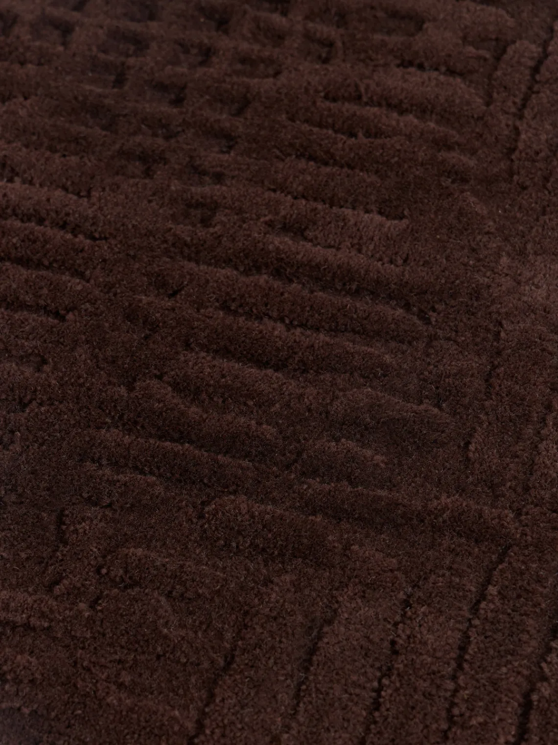 Alfombras De Pasillo|Alfombras De Pasillo>Westwing Collection Alfombra corredor artesanal de lana Merima Marrón oscuro