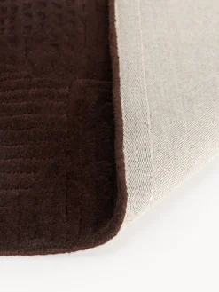 Alfombras De Pasillo|Alfombras De Pasillo></noscript>Westwing Collection Alfombra corredor artesanal de lana Merima Marrón oscuro