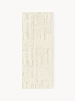 Alfombras De Pasillo|Alfombras De Pasillo>Westwing Collection Alfombra corredor artesanal de lana Merima Blanco Off White