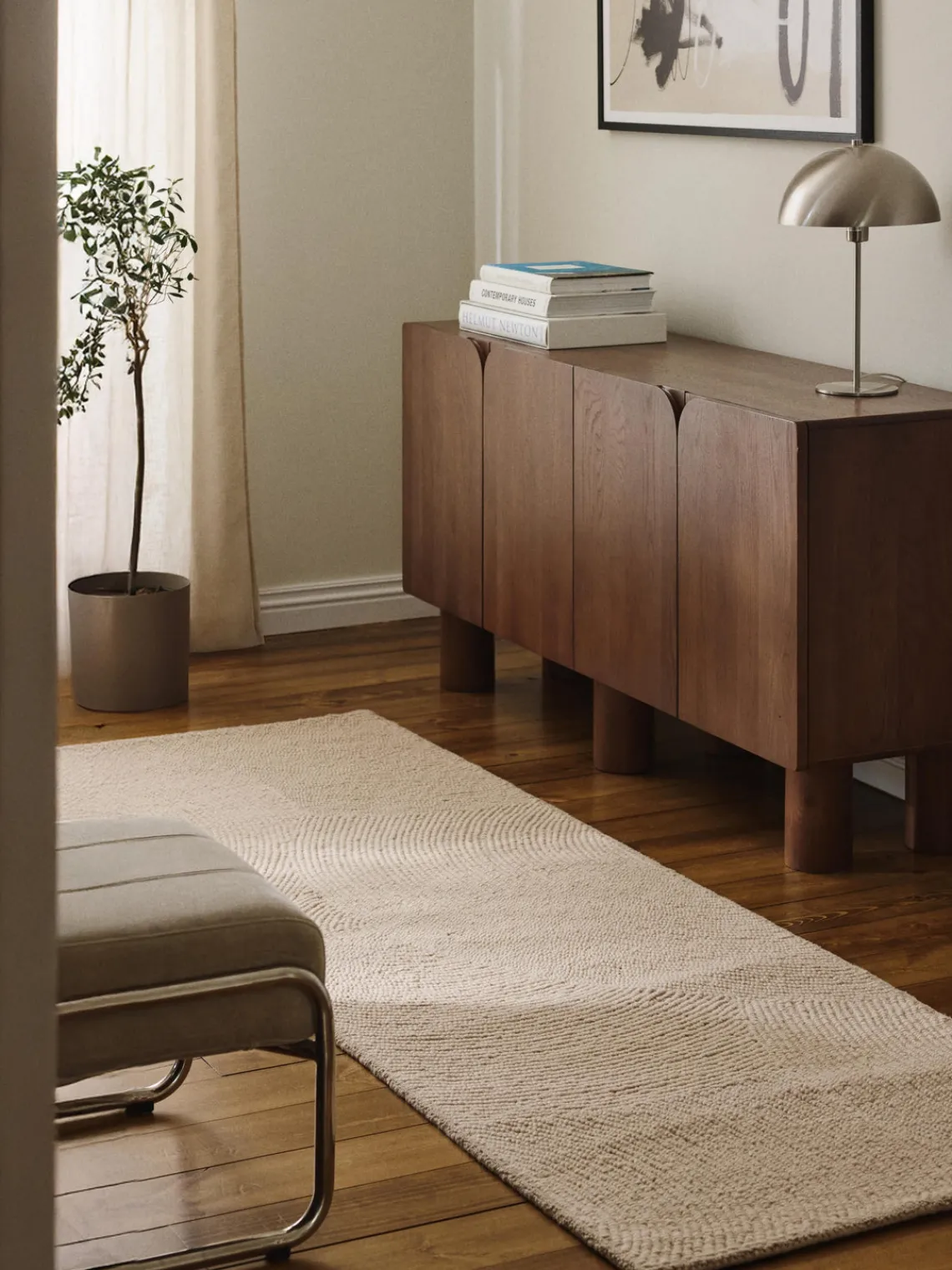 Online Alfombra corredor de lana artesanal de pelo corto Eleni Alfombras De Pasillo|Alfombras De Pasillo