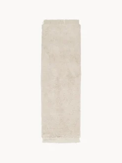 Alfombras De Pasillo|Alfombras De Pasillo>Westwing Collection Alfombra corredor de pelo largo con flecos Dreamy