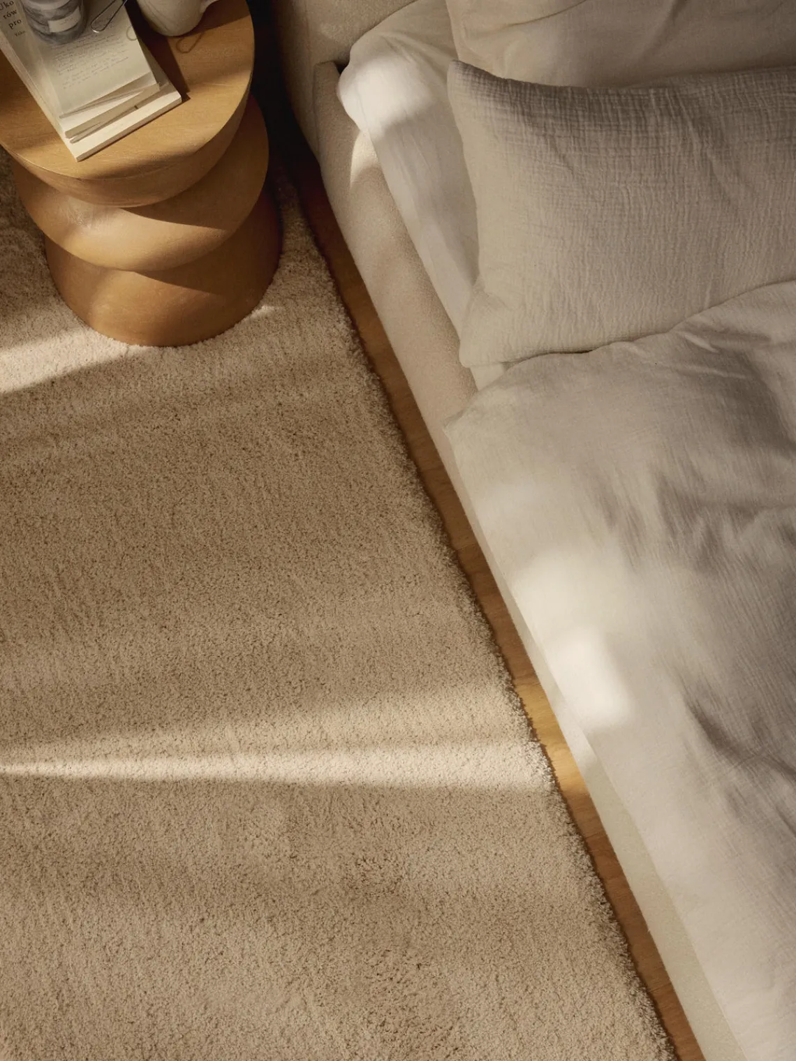 Alfombras De Pasillo|Alfombras De Pasillo>Westwing Collection Alfombra corredor de pelo largo Leighton Blanco crema