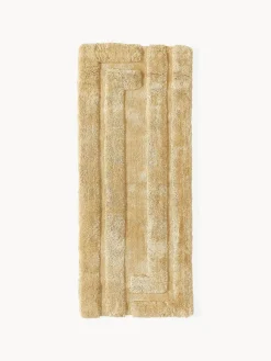 Alfombras De Pasillo|Alfombras De Pasillo>Westwing Collection Alfombra corredor de pelo largo texturizada Genève Ocre