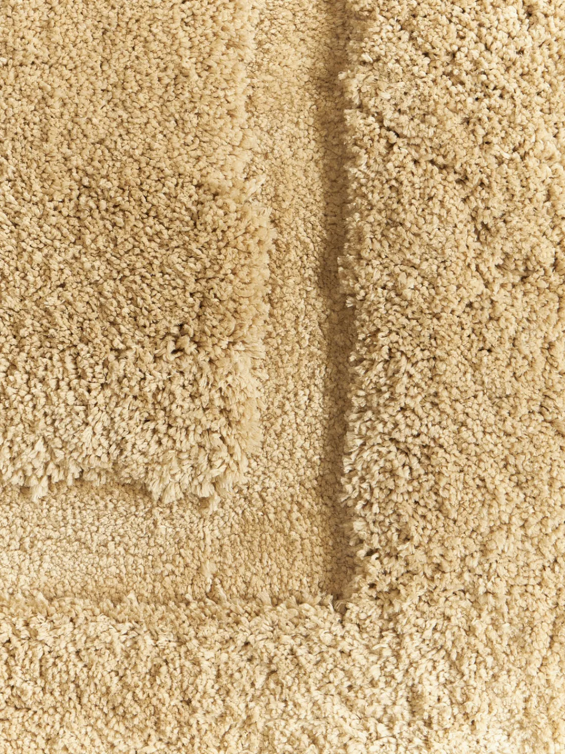 Alfombras De Pasillo|Alfombras De Pasillo>Westwing Collection Alfombra corredor de pelo largo texturizada Genève Ocre