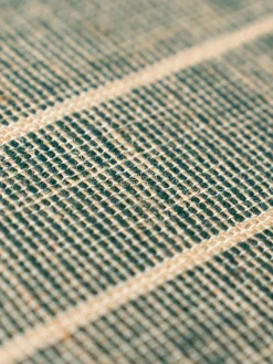 Alfombras De Pasillo|Alfombras De Pasillo>Louis de Poortere Alfombra corredor de pelo corto con flecos de diseño Folkform Monochrome Tonos verdes, beige claro