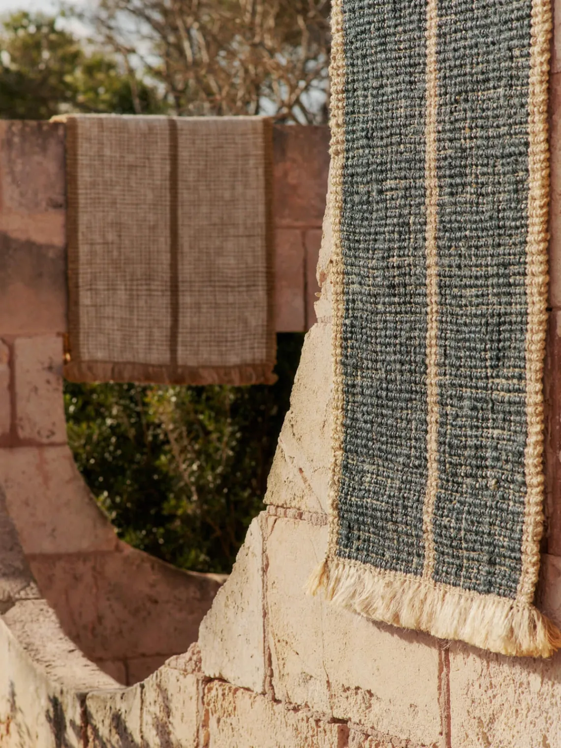 Sale Alfombra corredor de yute tejida a mano con flecos Athens Alfombras De Pasillo|Alfombras De Pasillo