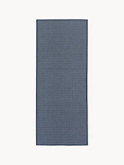 Alfombras De Exterior|Alfombras De Exterior>Westwing Collection Alfombra corredor exterior reversible en zigzag Cort Gris azulado, blanco Off White