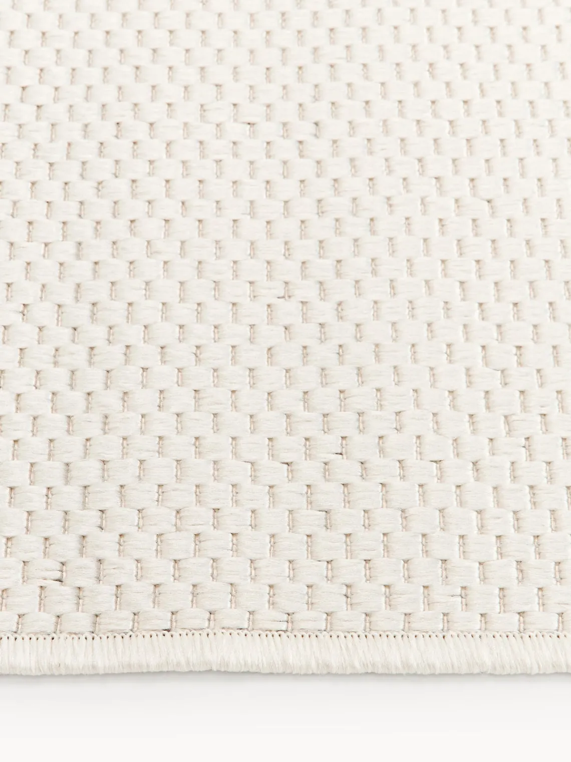 Alfombras De Exterior|Alfombras De Exterior>Westwing Collection Alfombra corredor reversible para interior y exterior Whitby Blanco Off White, taupe