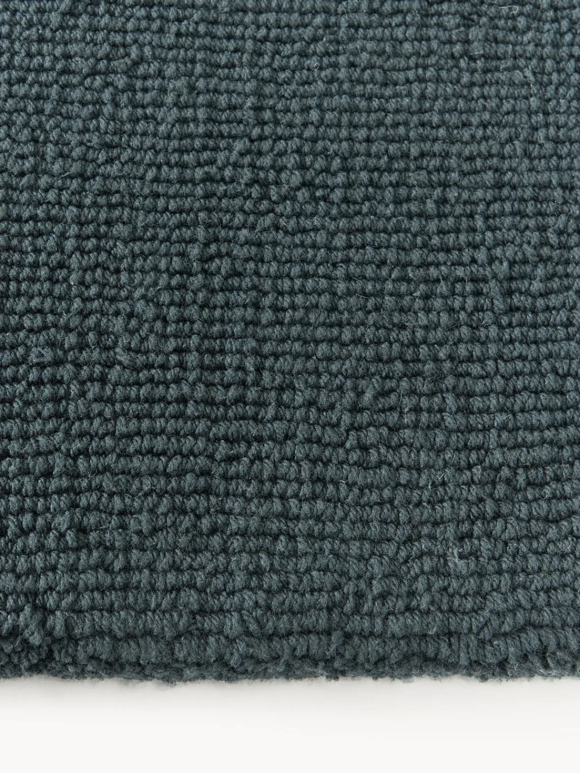 Rectangular|Alfombras Rectangulares>Westwing Collection Alfombra de algodón artesanal Lora Azul petróleo