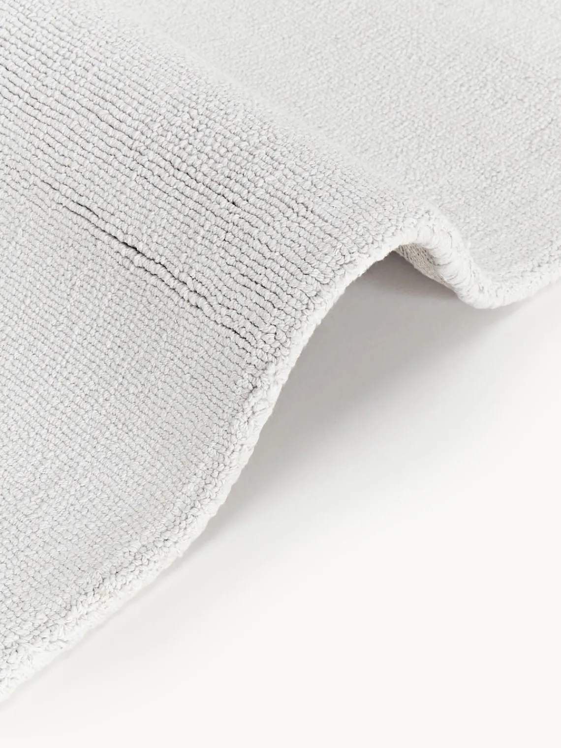 Rectangular|Alfombras Rectangulares>Westwing Collection Alfombra de algodón artesanal Lora Gris claro