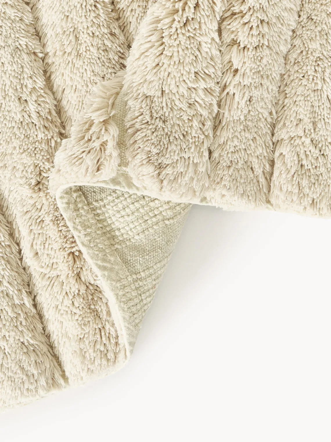 Alfombras De Baño|Mantas>Westwing Collection Alfombra de baño mullida Bailey Blanco Off White